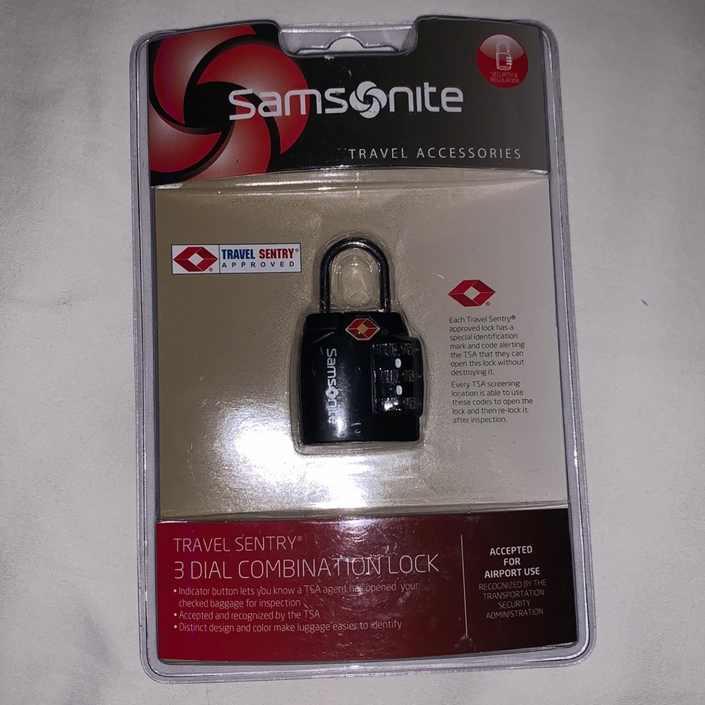 Samsonite 3 dial combination lock